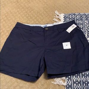 Navy Chino Shorts